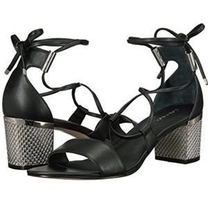 NEW Calvin Klein Natania Napa Leather Sandal